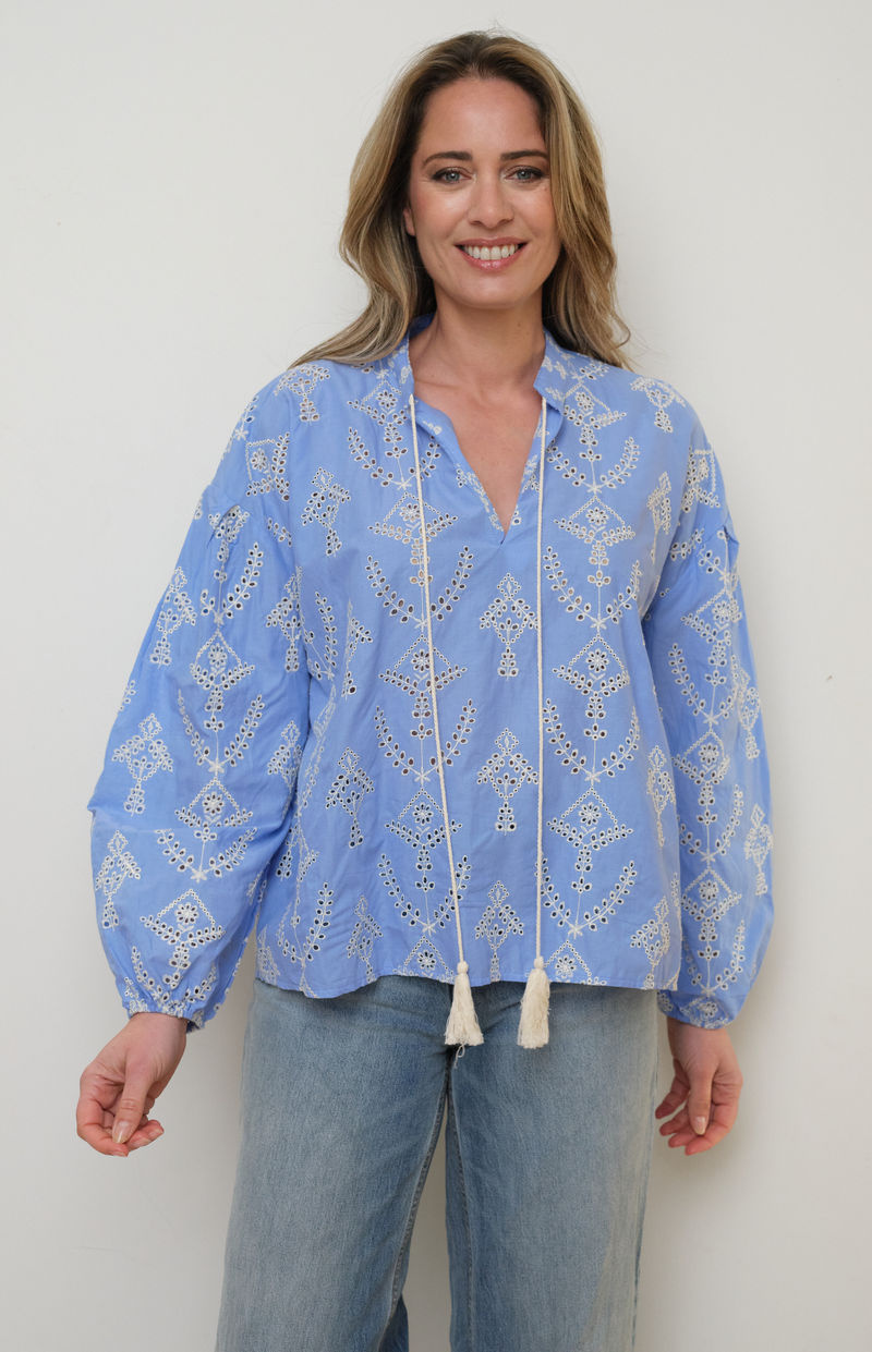 BLOUSE BRODERIES ANGLAISES VALERIE