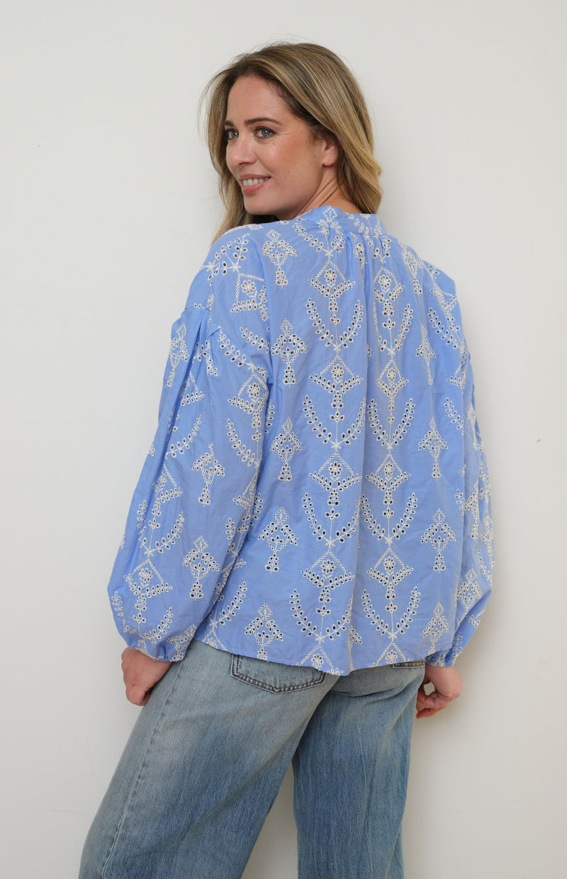 BLOUSE BRODERIES ANGLAISES VALERIE