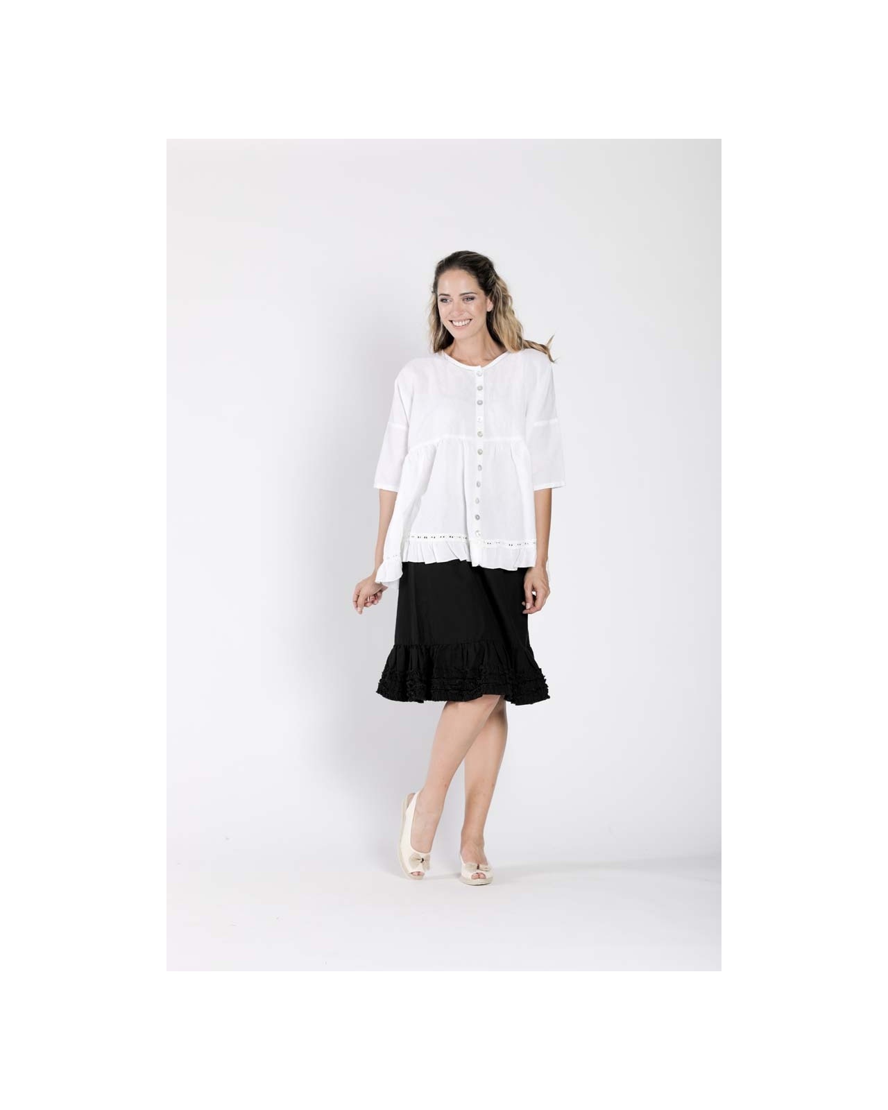 Short skirt Jean de Florette N°84 Black