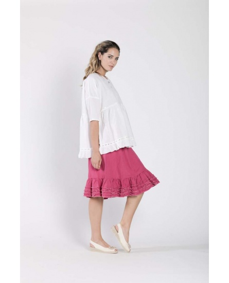 Short skirt Jean de Florette N°84 Fuschia